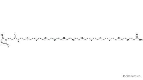 Mal-NH-十二聚乙二醇-羧酸